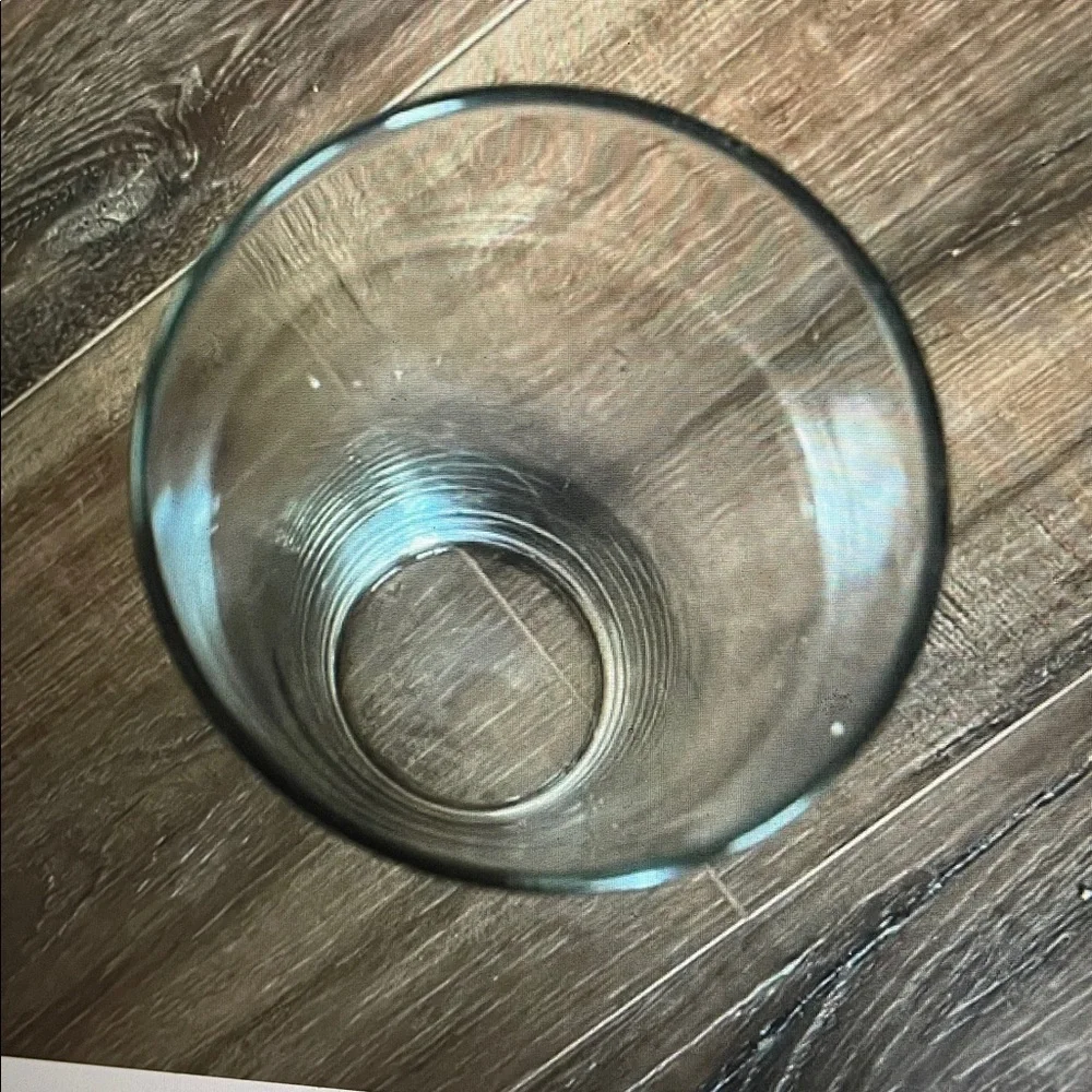 Clear glass cylinder floral vase 10